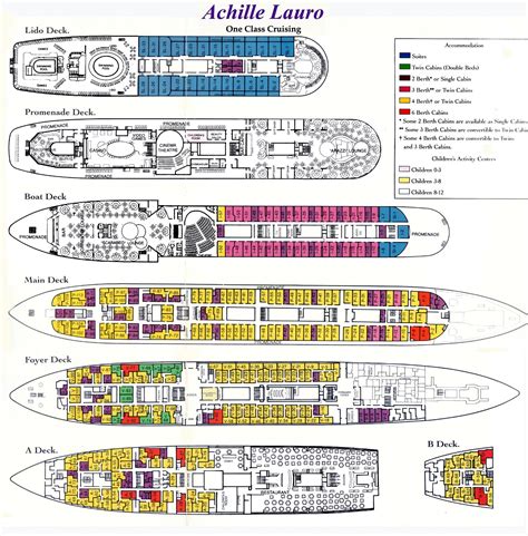 achille lauro deck plans.